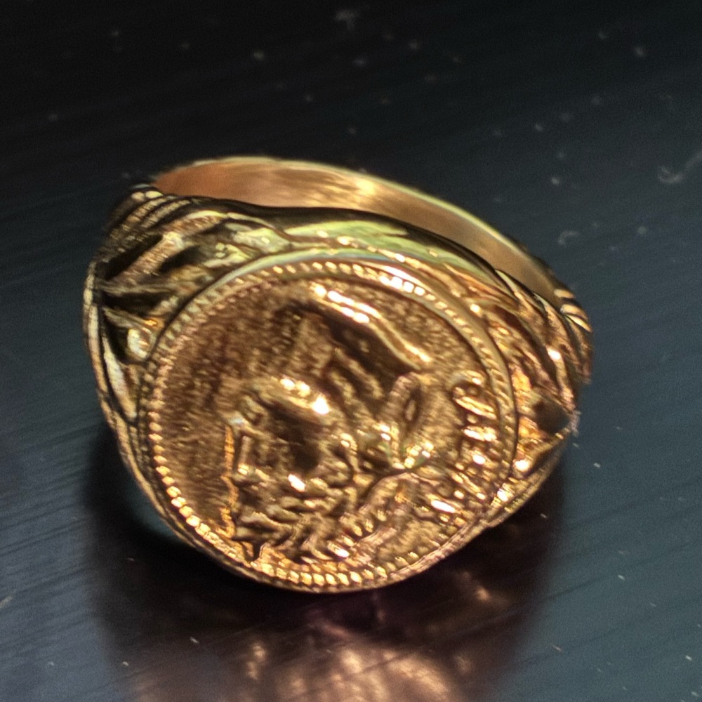Gold Statement Ring - Picture 11 of 16